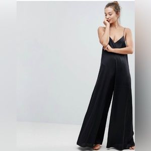 Plunge Silky Jumpsuit